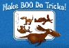 Make Boo do tricks.  Watch BOO run, jump through a hoop, and play dead.  Here you can also learn how to teach your own dog many tricks!